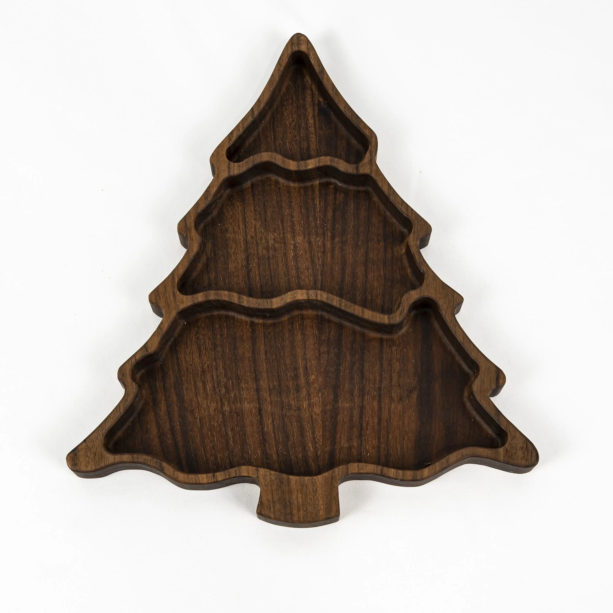 Christmas Tree Tray in Walnut — T. Weatherhead & Co.